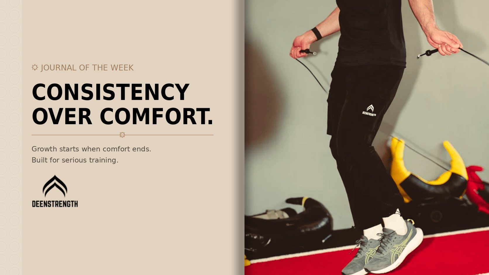 Consistentie boven comfort - DeenStrength