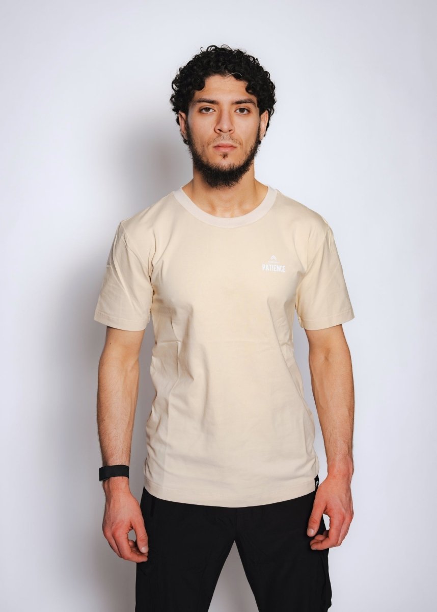 DeenStrength Patience T-Shirt – Beige - Deen Strength