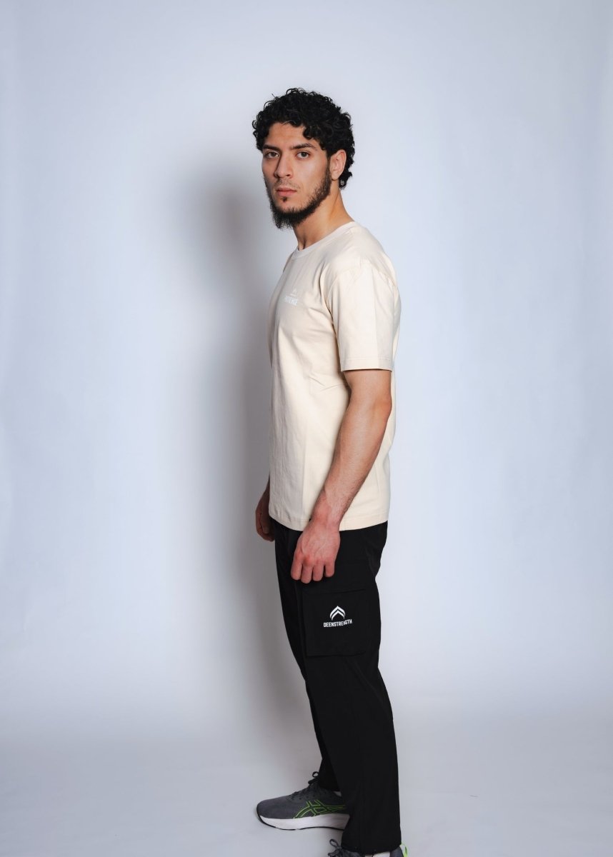 DeenStrength Patience T-Shirt – Beige - Deen Strength