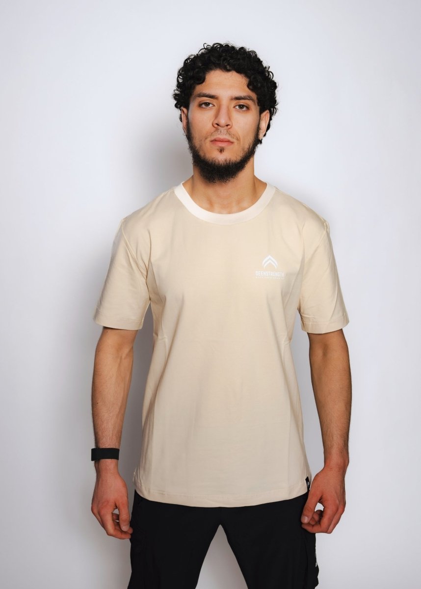 DeenStrength Positive T-Shirt – Beige - Deen Strength